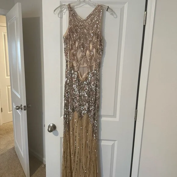 green emerald velvet dress Primavera 4417 Short Homecoming Dress Black Gold / 12 main image 1
